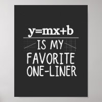 Math Pun One-Liner. Ecuación de línea. Me Gusta Un