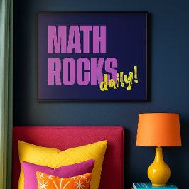 Póster Math Rocks Daily