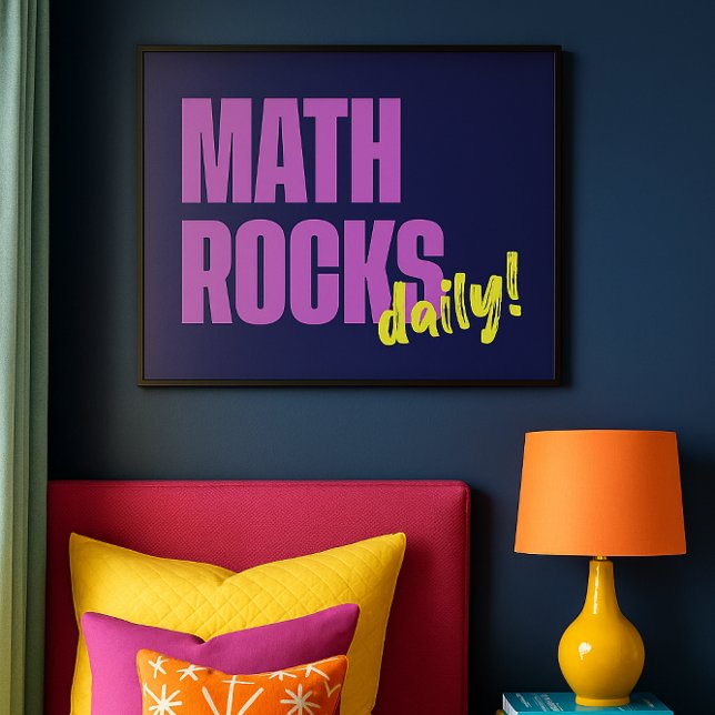 Póster Math Rocks Daily (Subido por el creador)