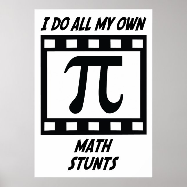 Póster Math Stunts (Frente)