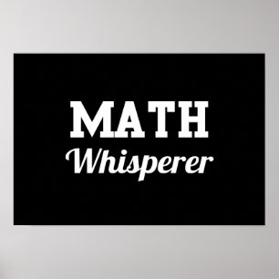 Póster Math Whisperer