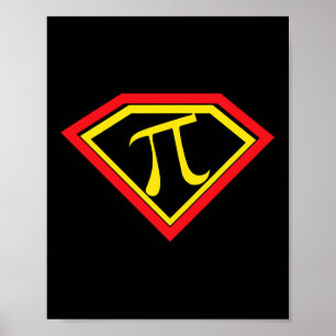 Póster Mathemati, maestra de matemáticas superheroica de