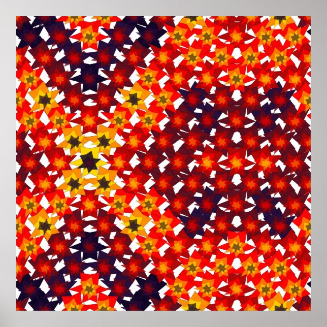 Póster Mathematical Floral Pattern  (Frente)