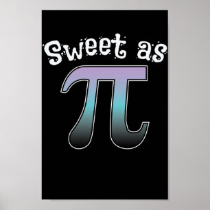 Póster Mathematik Sweet as Pi