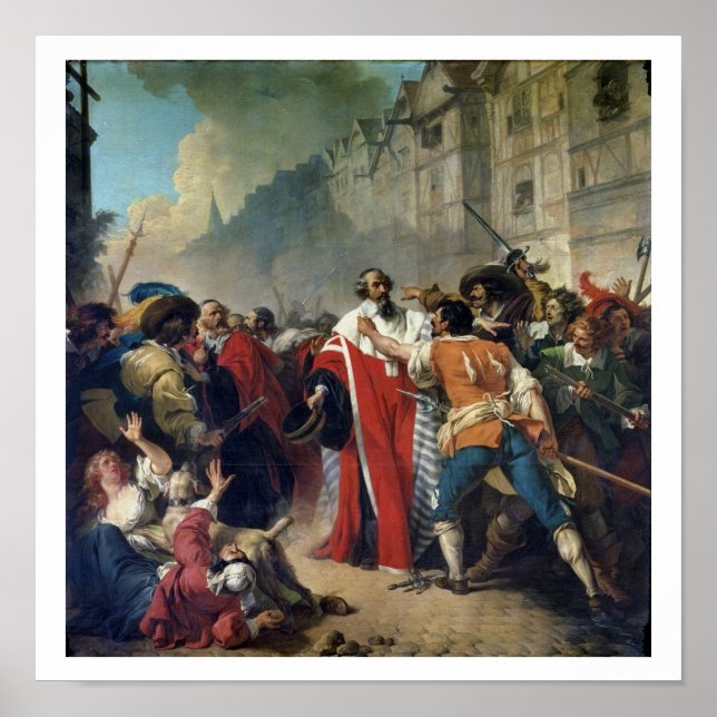 Póster Mathieu Mole fue detenido por la multitud parisina (Frente)