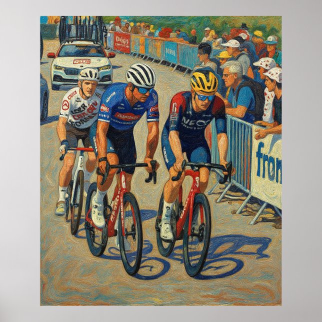 Póster Mathieu van der Poel Tour de Francia 2022 7ª Etapa (Frente)