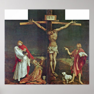 Póster Mathis Grunewald Gothart - Crucifixión de Cristo