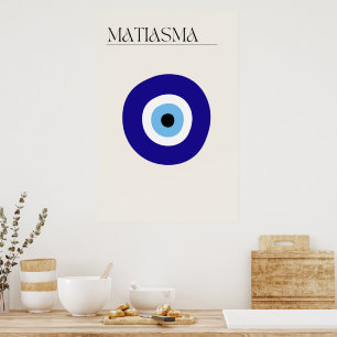 Póster Matiasma Poster de ojos malvados
