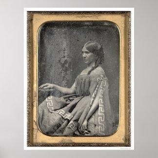 Póster Matilda C. Heron [aproximadamente 1850]