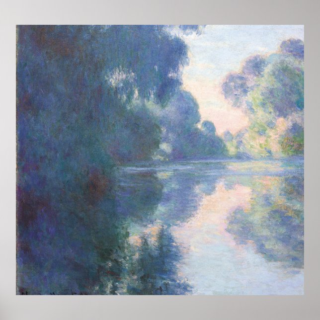 Póster Matinee sur la Seine, 1897 (aceite sobre lienzo) (Frente)