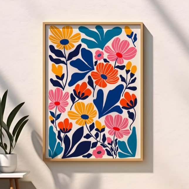 Póster Matisse Inspira Abstracto Floral Contemporánea (Subido por el creador)
