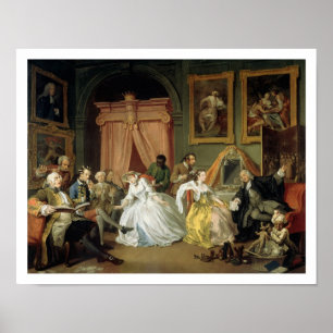 Póster Matrimonio a la Moda: IV, The Toilette, c.1743 (pe