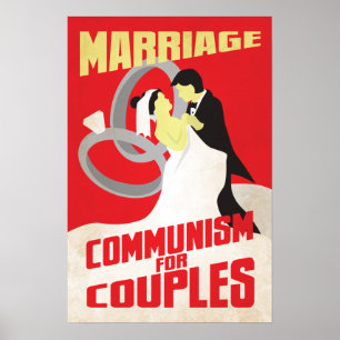 Póster Matrimonio: Comunismo para parejas