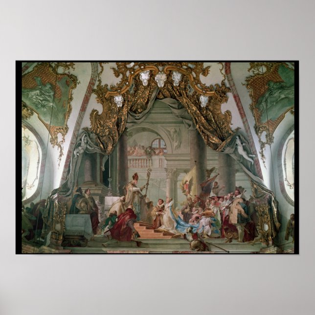 Póster Matrimonio de Federico I Barbarossa (Frente)