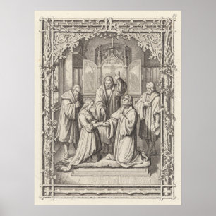 Póster Matrimonio de Martin Luther y Catherine von Bora