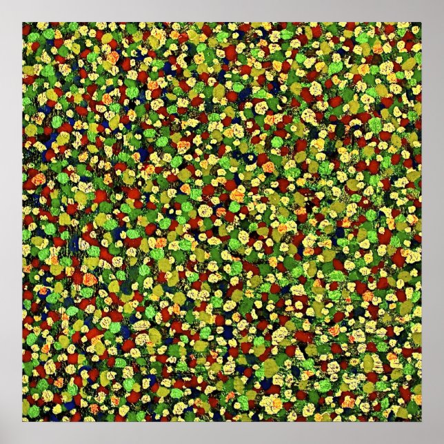 Póster MATRIZ DOT: tela VERDE (Frente)