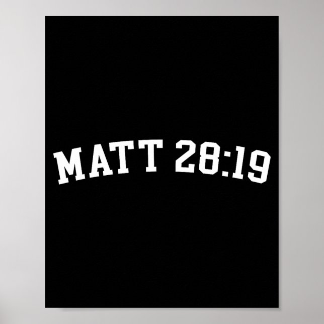 Póster Matt 28_19  (Frente)