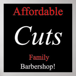 Póster Matte de Poster de cortes asequibles