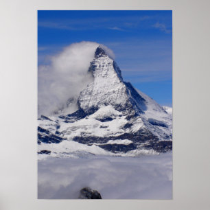 Póster Matterhorn en Suiza