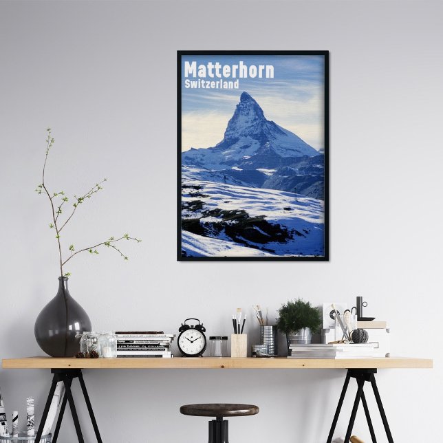Póster Matterhorn vintage, Suiza (Subido por el creador)
