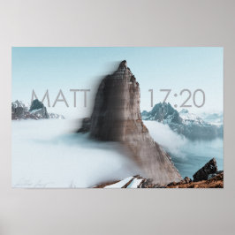 Póster Matthew 17:20 | Motion Mountain Poster