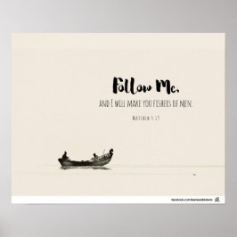 Póster Matthew 4:19 - Fishers of Men
