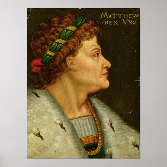 Póster Matthias I, Hunyadi (Frente)
