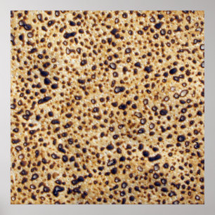Póster Matzah hecho a mano de Shmura