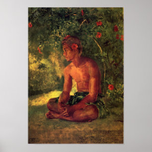 Póster 'Maua, un samoano' - Imagen de John LaFarge