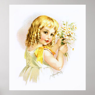 Póster Maud Humphrey: Chica de verano con maricones