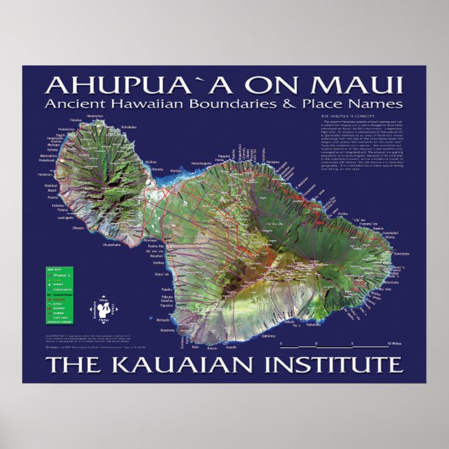 Póster Maui Ahupuaa (Frente)