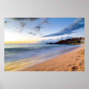 Póster Maui Black Rock Beach