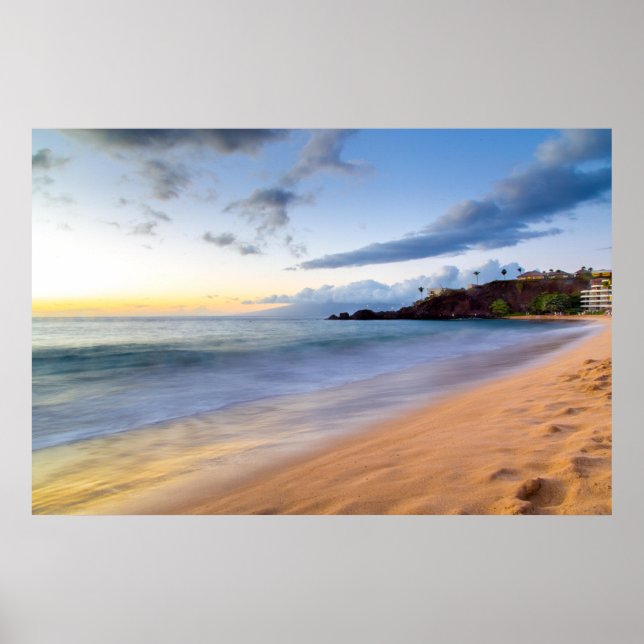 Póster Maui Black Rock Beach (Frente)