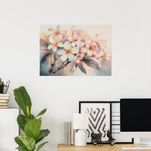 Póster Maui Rubor Plumeria
