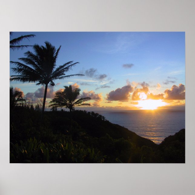 Póster Maui Sunrise 1 (Frente)
