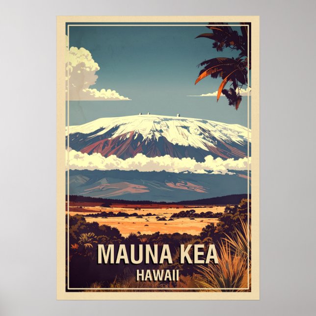 Póster Mauna Kea Hawaii V02 (Frente)