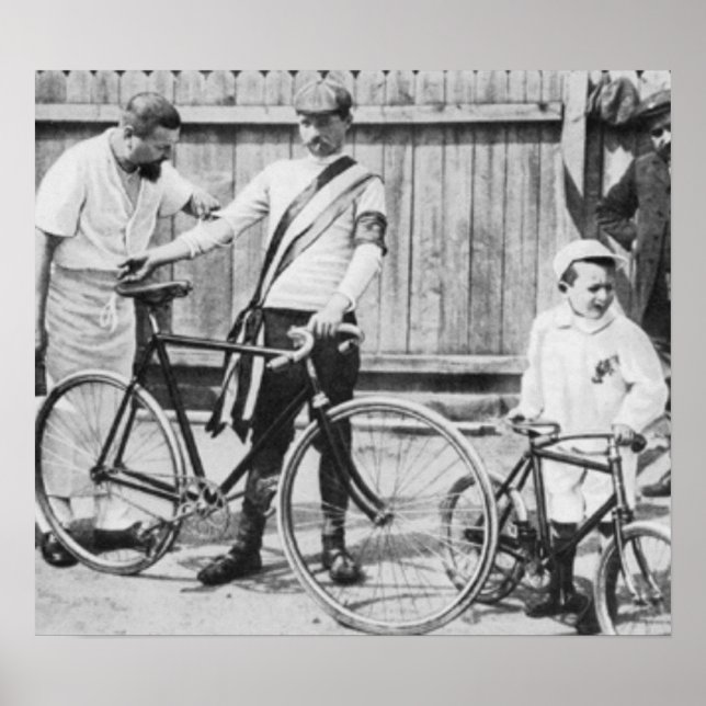 Póster Maurice Garin, ganador del Tour de Francia 1903 (Frente)