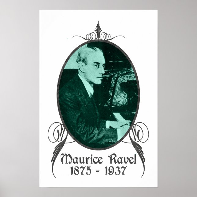 Póster Maurice Ravel (Frente)