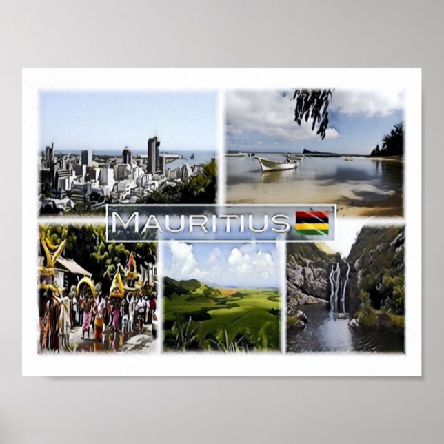 Póster Mauricio - Mosaico - (Frente)