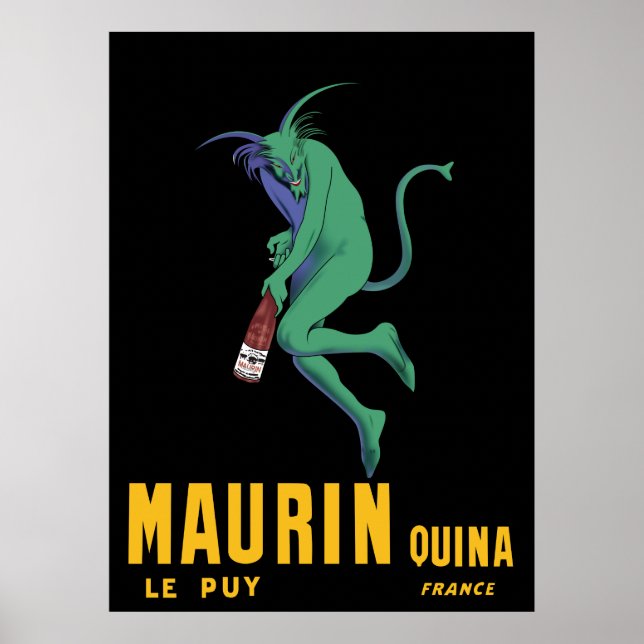 Póster Maurin Quina Absinthe French Advertising Poster (Frente)