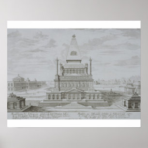 Póster Mausoleo de Halicarnassus, Bodrum, Turquía, de '