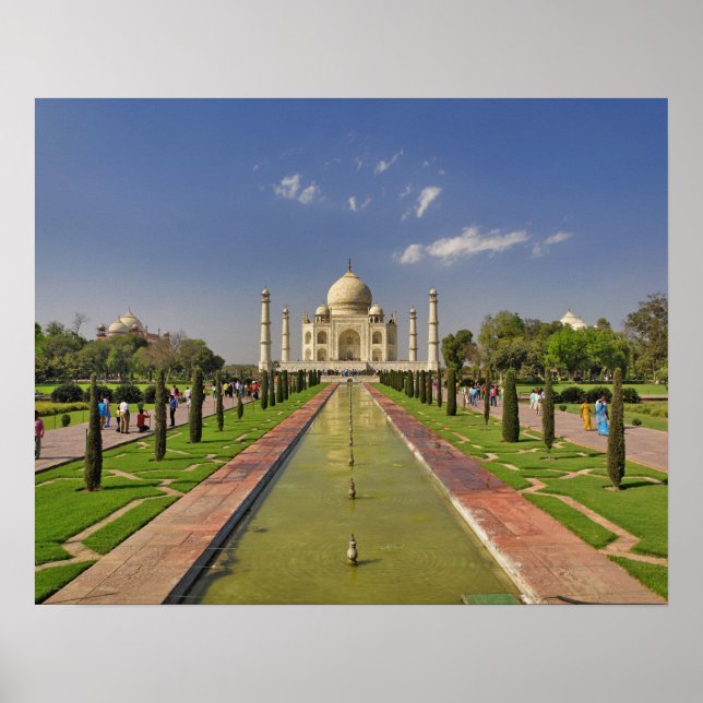 Póster mausoleo del Taj Mahal / Agra, India 2 (Frente)