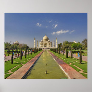 Póster mausoleo Taj Mahal / Agra, India 2