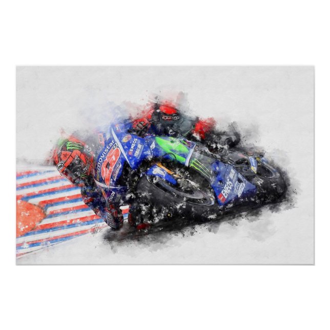 Póster Maverick Viñales (Anverso)