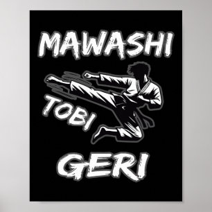Póster Mawashi Tobi Geri