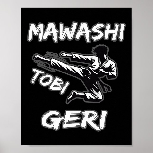 Póster Mawashi Tobi Geri (Frente)