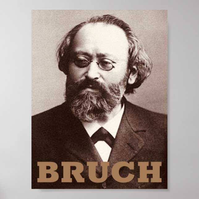 Póster Max Bruch (Frente)