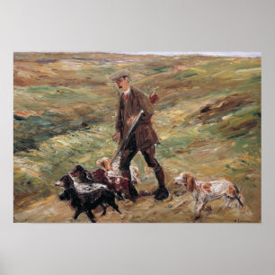 Póster Max Liebermann Hunter en las dunas