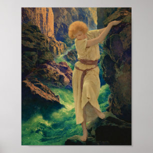 Póster Maxfield Parrish El Cañón