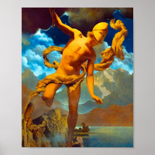 Póster Maxfield Parrish Prometheus